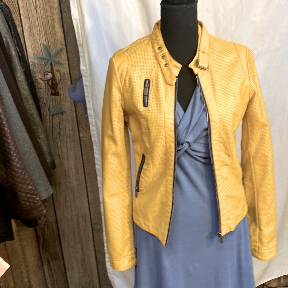 Mustard yellow Bomber Jacket